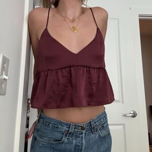 Aritzia Wilfred Cropped Tank